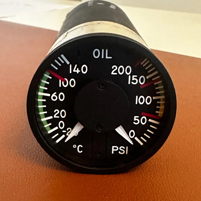 KING AIR OIL TEMP/PRESS INDICATORS  130-380045-7 (As Removed)