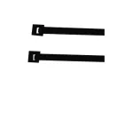 Tanis Cable Tie – 8 Inch Long 40 Lb Black Heat Stabilized (Bundle of 40)