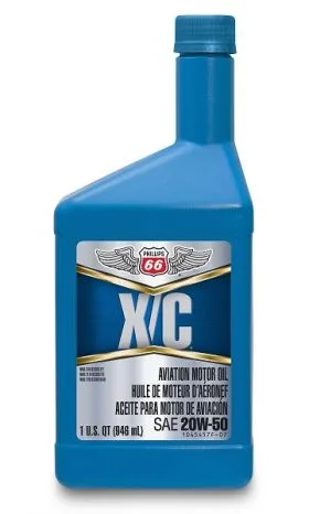 Phillips 66 Oil X/C Aviation 20W-50 – Single Gallon