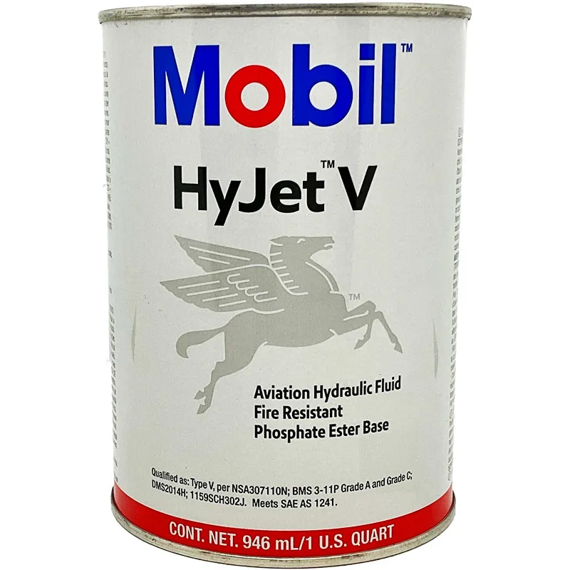 Mobil Hydraulic Fluid HyJet V – Single Quart