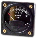 Westach 2-1/4 Square Tachometer 3500 RPM 2AT3-2 Non-TSO