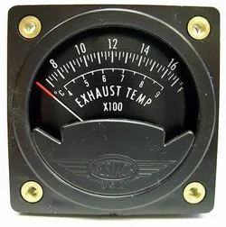 Westach 2-1/4 EGT Square Gauge 700-1700F 2A2 Non-TSO