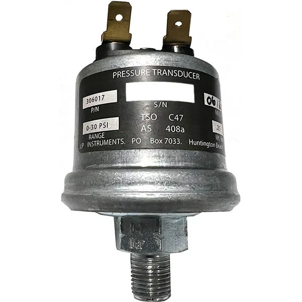 JPI EDM Fuel Pressure Inject Sensor 1/8NPT 5-32PSI TSO 3060-17