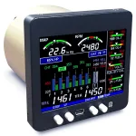 JPI 3.25 EDM 350 6 Cylinder Engine Monitor System Full Package Non-TSO EDM-350-6C