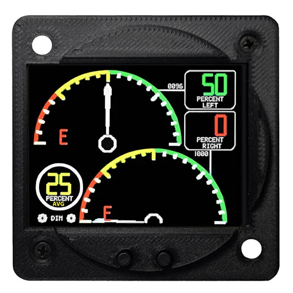 Radiant Fuel Gauge For Resistive Or Float Based Fuel
