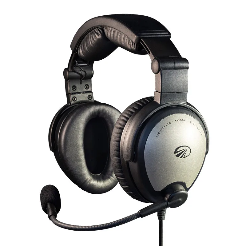 Lightspeed Sierra Headset Dual GA Plugs Straight Cord