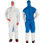 3M Protective Coverall 4535 White & Blue Type 5/6 Extra Large