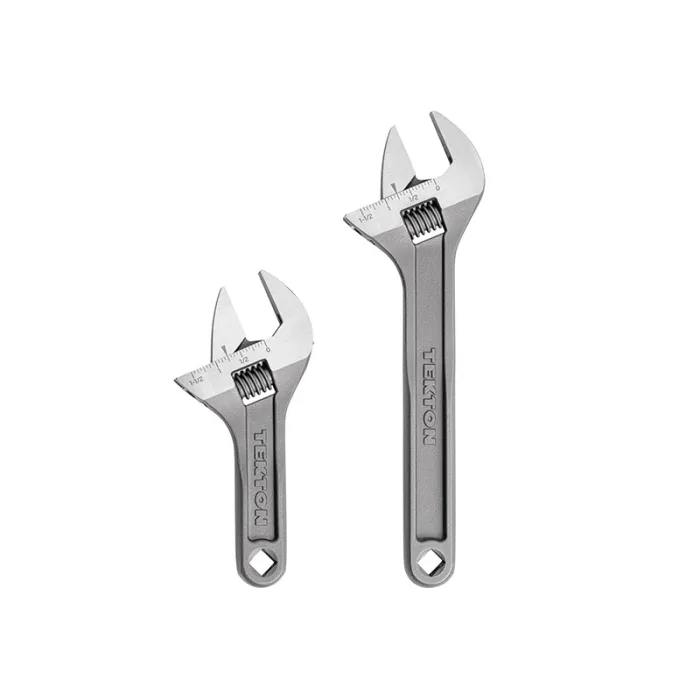 TEKTON – 6 Inch Adjustable Wrench (1-1/2 In. Jaw Capacity) WSA04122