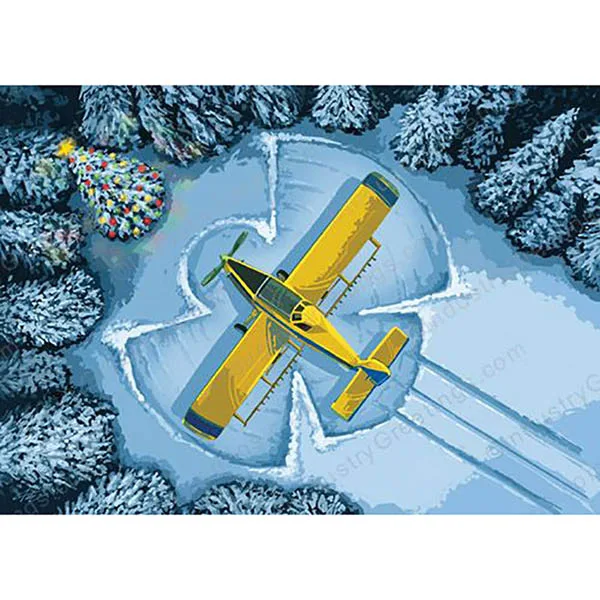 Holiday Card Agricultural Aviation – Snow Angel – 10 Pack