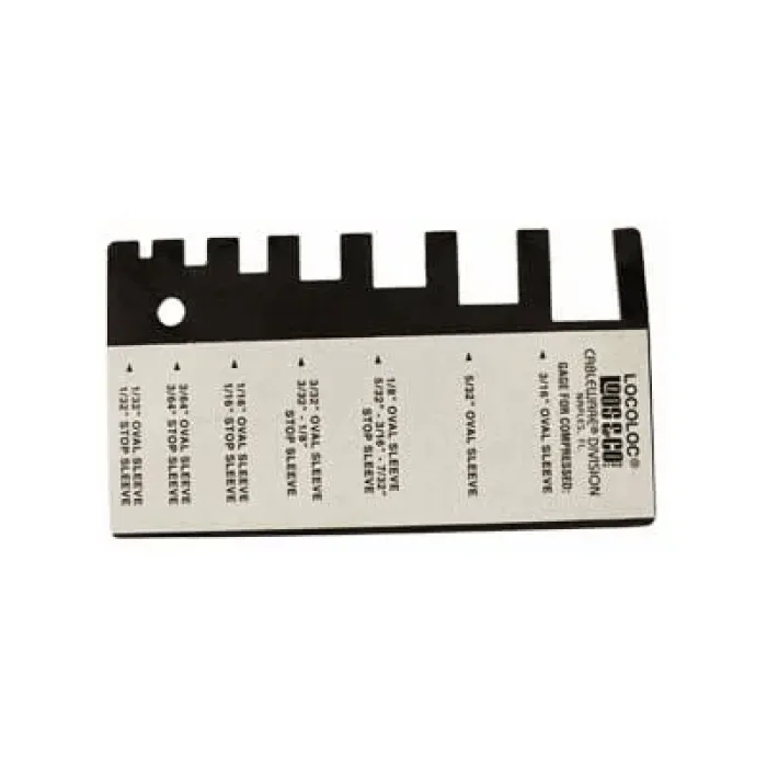 Ga-2P Oval And Stop Sleeve Gauge 7/32-5/16