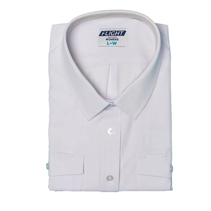 Flight Shirt Womens – No Eyelets Large Womens Fit Short Sleeve