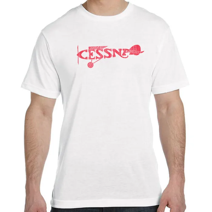 Malibu Shirts – Cessna Plane Red T-Shirt – XL