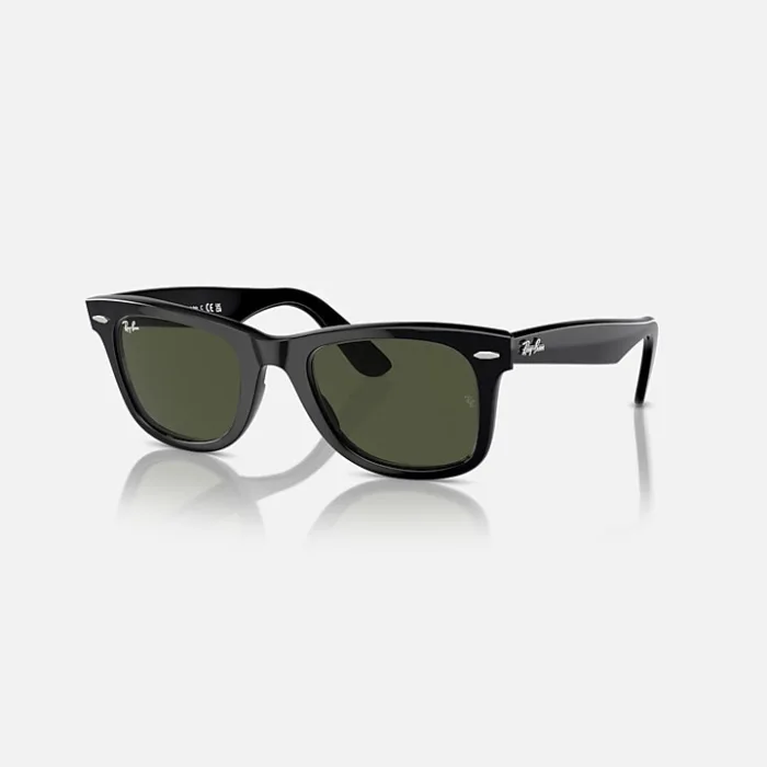 Ray-Ban Sunglasses Original Wayfarer Classic Black / G-15 Green 54 mm