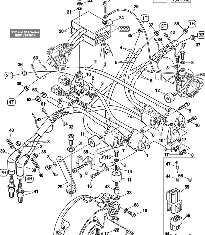ROTAX 965-788 MASS CABLE ASSY.