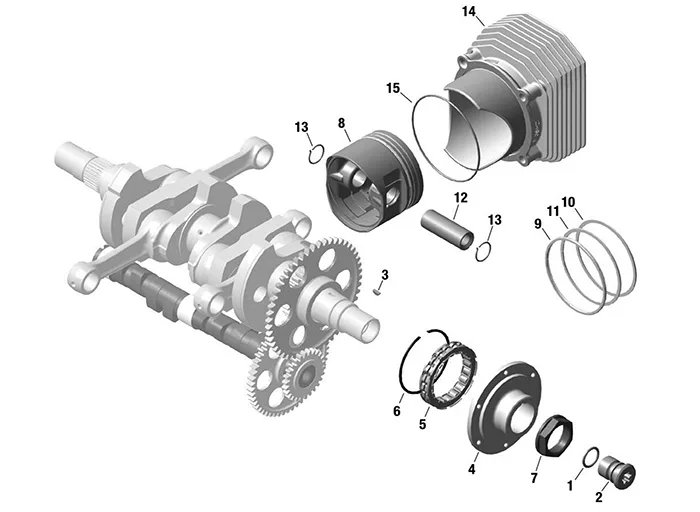 ROTAX 916-356 PISTON PIN 20X12X553